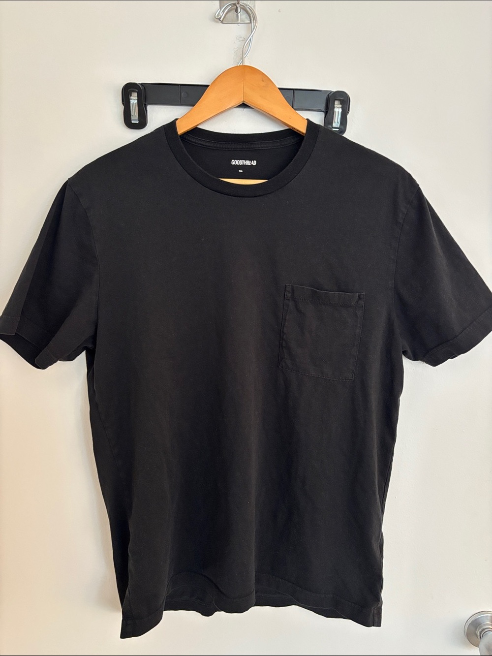 Goodthreads Black Short-Sleeve Pocket Crew Tee